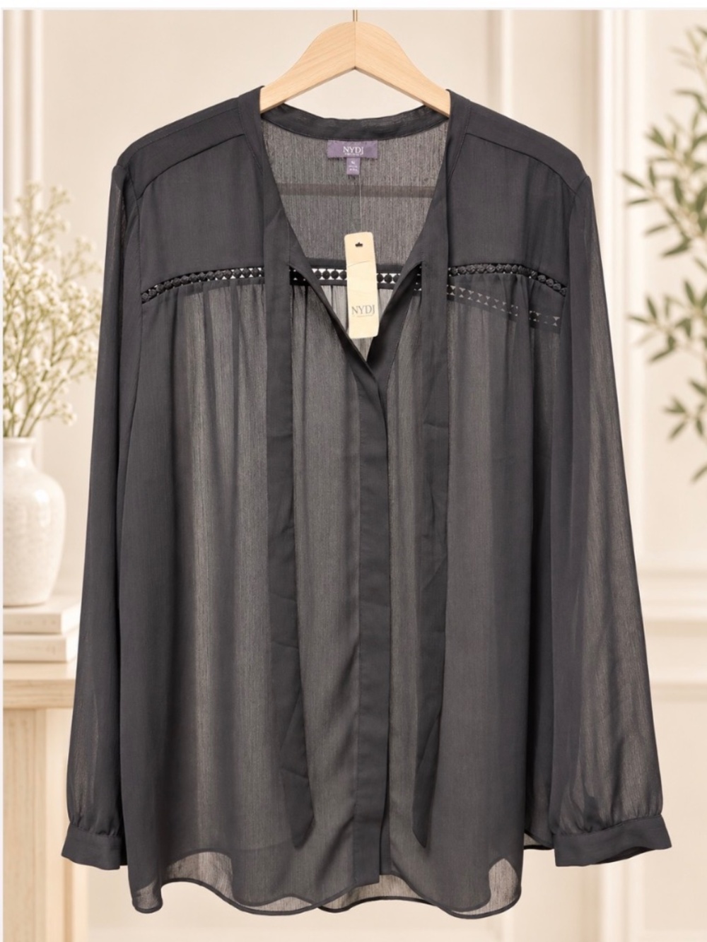 Elegant black blouse  NYDJ